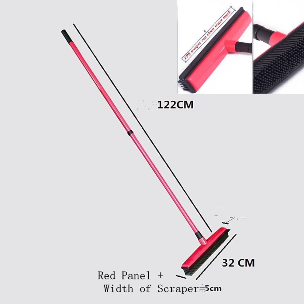 Pet Hair Cleaning Rubber Broom