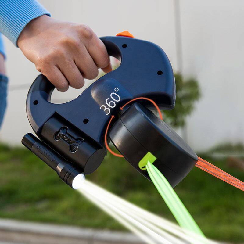 360 Degree Dual Retractable Leash